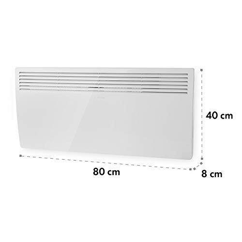 Klarstein Hot Spot Panel Heater – Electric Convection Heater, Free Standing Or Wall Mountable, Adjustable Thermostat, Weekly Timer, Remote Control, Led Digital Display, 1400 Watt #TOP5