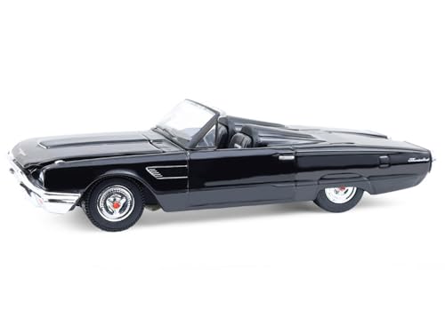 Modelo a escala 1:64 Ford Thunderbird 1965 Black Bandit miniatura 1