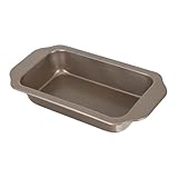 ZUNOXAZ Molde para Hornear Rectangular Resistente al Calor Acero al con Revestimiento Antiadherente Molde Multifuncional para Pan y Pizza Bandeja para Horno para Cocina Diaria y