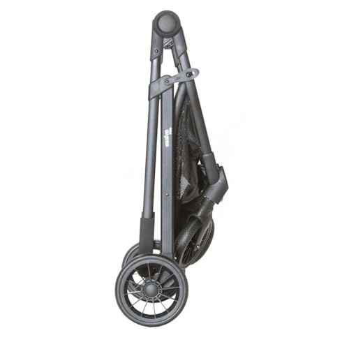 Asalvo FIYI Silla de Paseo, Carrito bebé, Carro para bebés, Confortable, Ultraligera, Segura, Capota con Ventana y Freno Trasero, Manejable, Plegado compacto, Carga Máxima 24 kg, Negro - imagen 7