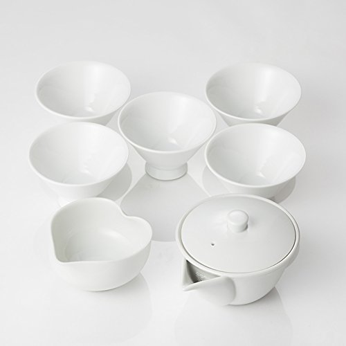 Tokyo Matcha Selection - Tea Professional’s Tea Set: Houhin (Pot), Yuzamashi (Cooling Bowl), Yunomi (Cup) For Gyokuro, Sencha [Standard Ship By Int'l E-Packet With Tracking & Insurance] #TOP14