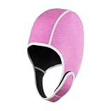 harayaa Diving Cap Neoprene Scuba Diving Hood Swimming Cap Waterproof Head Cover with Chin Strap Provides Sun Protection and Quick Dry Suitable for Water SPOR, Pink