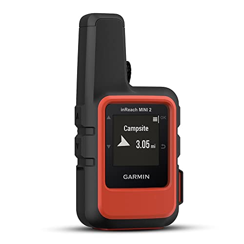 Garmin Inreach Mini 2 (Flame Red) Satellite Communicator & Personal Gps Tracker Hiker's Bundle With Playbetter Portable Charger, Carabiner, & Lanyard | Compact & Lightweight Navigation Device #TOP5