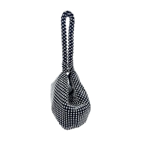 Image of Womens Evening Bag Designer Evening Handbag Hand Bag,Lady Party Wedding Purse(Triangle shape Black)