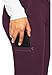 Med Couture Scrub Pants for Women Cargo Jogger Bottoms with 5 Pockets, Lightweight, Ultra Soft, 2-Way Stretch Fabric - MC7710, XL, Wine