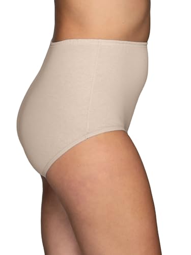 Image of Vanity Fair Women's High Waisted Underwear, Full Coverage Ladies Panties, Perfectly Yours Briefs
