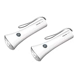 【2個セット】 東芝 TOSHIBA LED懐中電灯 KFL-32N(W) 防滴構造 ハンドストラップ付き ハンディライト 単3形：2本（乾電池別売） [ 防災 アウトドア ]