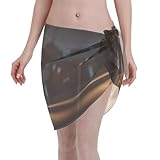 Design tendance : le cache-maillot de bain pour femme peut être transformé en paréo ou mini jupe, noué haut autour de votre taille ou porté plus bas sur votre hanche, assorti à votre bikini, sandales et chapeau de plage préférés