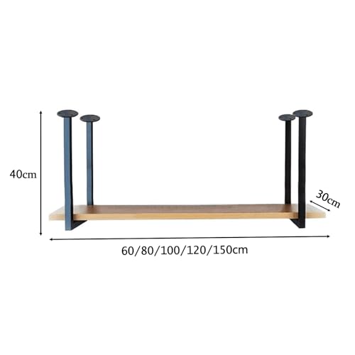 Étagère de plafond pour bar et restaurant avec support de stockage de vin en bois - 3