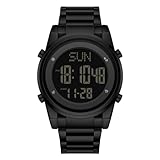 El mejor regalo: combina muy bien con casi cualquier ropa. Adecuado para cualquier ocasión. Ya sea que estés buscando un regalo para tu familia, ser querido, amigo, compañero de trabajo o para ti mismo en cumpleaños, Navidad, Acción de Gracias u otros días importantes. Este reloj digital LED seguramente impresionará.