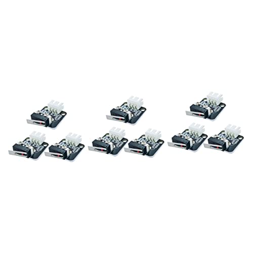 ULTECHNOVO 9pcs Printer End Stop Mechanical End Stop Module for Printer Parts Machine Supplies for Stepper Motor Long Sm