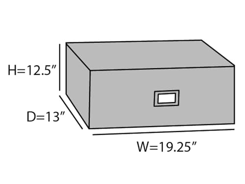 Covermates Keepsakes - Adjustable Glassware Storage - Padded Protection - ID Window - Stain Resistant - Machine Washable - China Storage, Cream