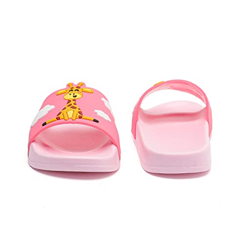 Image of MEMON Toddler Little Kids Dinosaur Beach /Pool /Shower Slides /Anti-Skid Home Bath Slippers /Cute Summer Outdoor Shoes for Girls and Boys