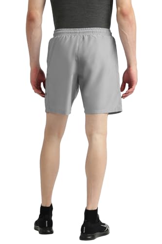 Image of Reebok Men's Polyester Training Shorts - Lightweight Breathable Gym Shorts for Men | Sports Shorts for Men | Workout Fitness Shorts - Elastic Drawcord Waistband