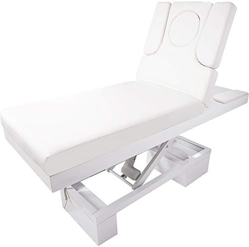 elektrikli masaj yatagi wellnessliege 003815 beyaz amazon com tr saglik ve bakim