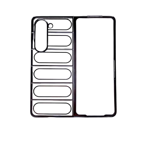 Coque Galaxy Z Fold 4 silicone transparent housse antichoc noir Samsung Fold4 5G