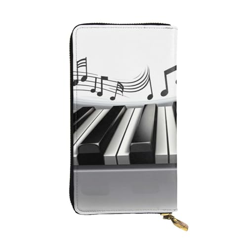 Portefeuille long en cuir homme femme grand sac affaires porte-cartes