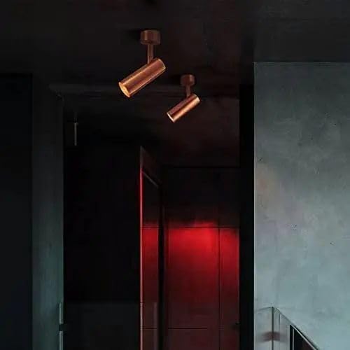 Image of Glowave 10W Modern LED Wall /Ceiling Spot Light with Adjustable Head - Warm White (Rose Gold /Copper)