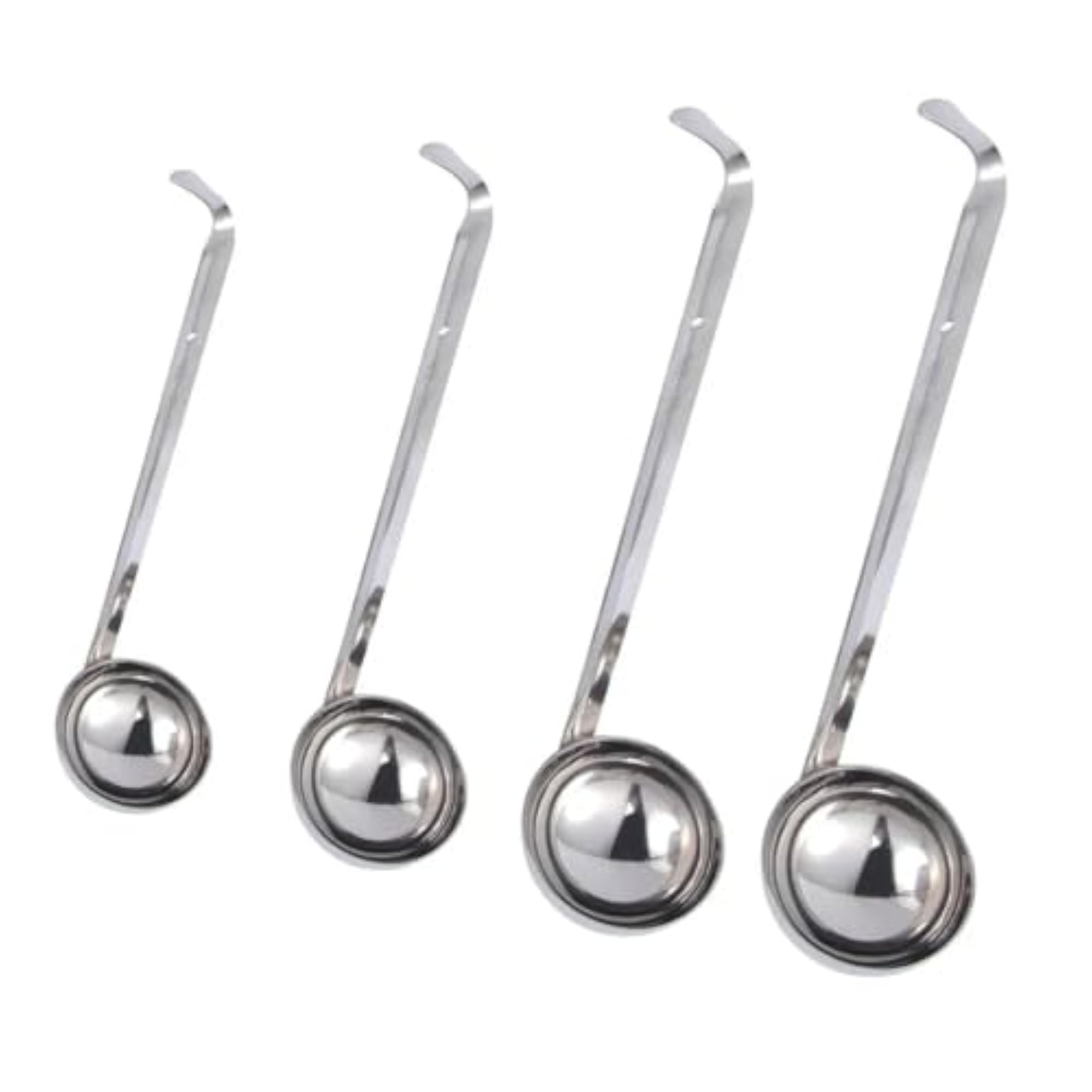 Heavy Duty Stainless Steel Ladles - 4 Pack