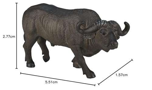 Mojo Fun - Wildlife Mojo Fun 387111 African Cape Buffalo, Realistic International Wildlife Toy Replica, New For 1012!