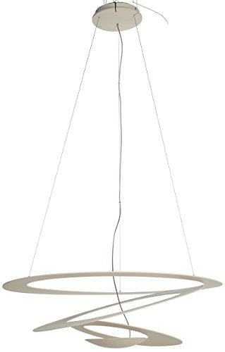 Artemide Pirce Led Sospensione 3000°K, incandescente, acrilico, bianco