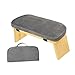 Yiju Meditation Bench Kneeler Chair Hip Support Foldable Comfortable Ergonomic for Leisure Living Room Indoor Outdoor Balcony Home, Gray