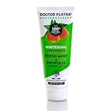 Fluoride Free Toothpaste, Hydroxyapatite Toothpaste for Adults, Organic Propolis, Naturally Sourced Ingredients for Whitening, Sensitive Teeth & Gums, SLS Free, Fresh Mint, by Dr. Plotka's, 3oz