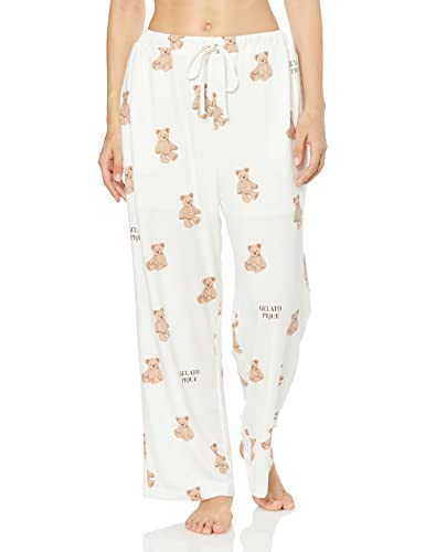 [ジェラート ピケ] モチーフ3柄ロングパンツ PWCP224256 レディース OWHT F