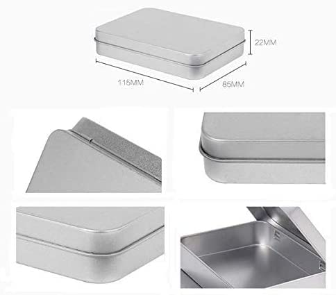 Zerodeko Metall-Box Mit Scharnier – Rosa – 21x13,5x8 Cm – Für Stifte, Kleinteile & Schmuck