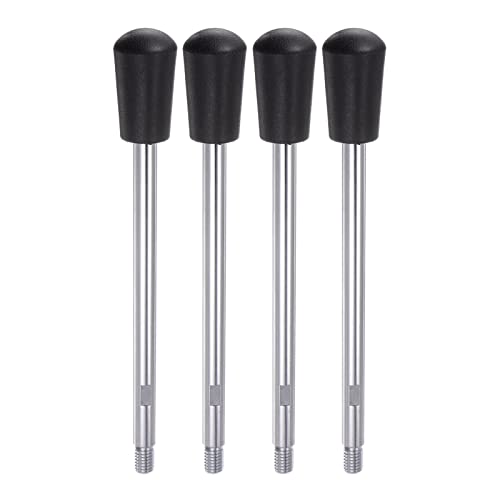 Tool parts 4pcs M10 Crank Handle Grip Lathe Machine Revolving Clamping Handles 200mm Length