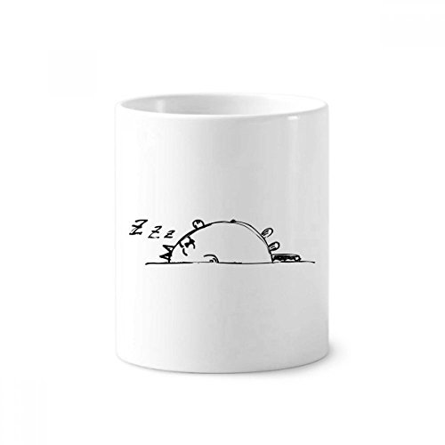 Coupe 350ml en céramique chat paresseux pour optimiser le rangement