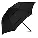 Paraguas de golf Prospo 62/68 pulgadas autoabierto doble toldo grande resistente al viento paraguas palo impermeable para hombres mujeres, negro, 62 inch