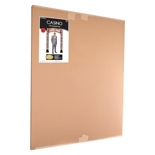 Beistle 7' 7.5" x 5' 2.75" Las Vegas Archway Photo Prop Casino Décor for Prom Decorations, Gambling Game Night Party Supplies