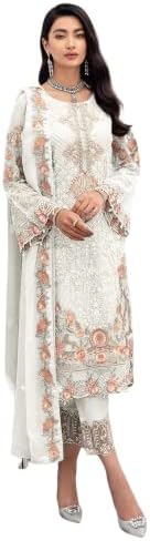 Indian/Pakistani Ethnic party wear Pant Style salwar kameez suit ready to wear for Women with dupatta-9117