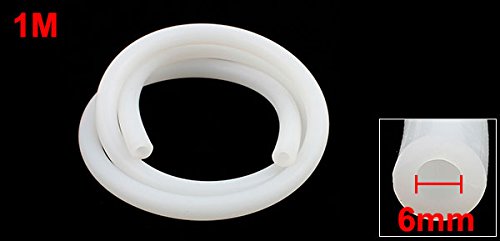 Sourcing Map 6mm X 11mm Chaleur Résistant Doux Silicone Tube Tuyau