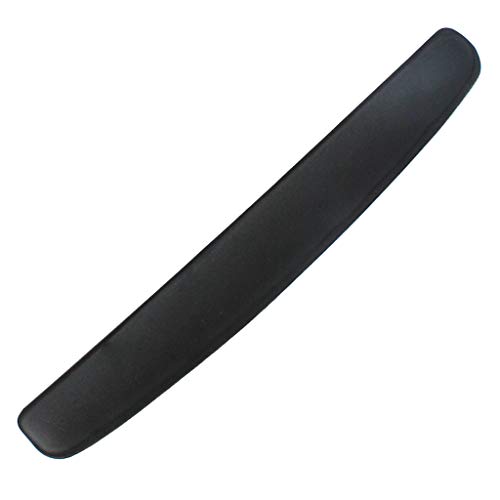 Tapis de souris en coton à mémoire de forme XMING noir 45,5x6,5 cm pour clavier