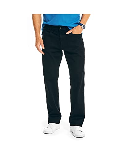 Nautica Men's Original Relaxed Stretch Denim, Black Ink #TOP17