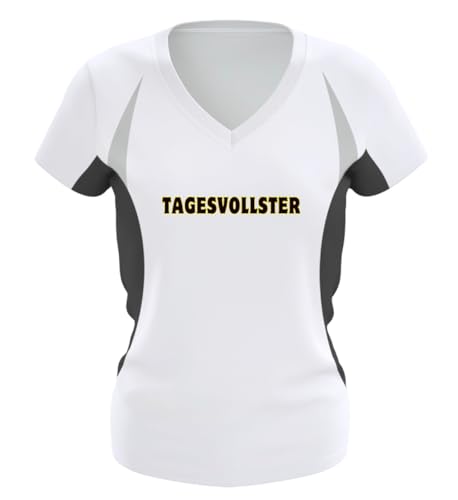 T-shirt de course TAGESVOLLSTER pour enterrement de vie de jeune fille