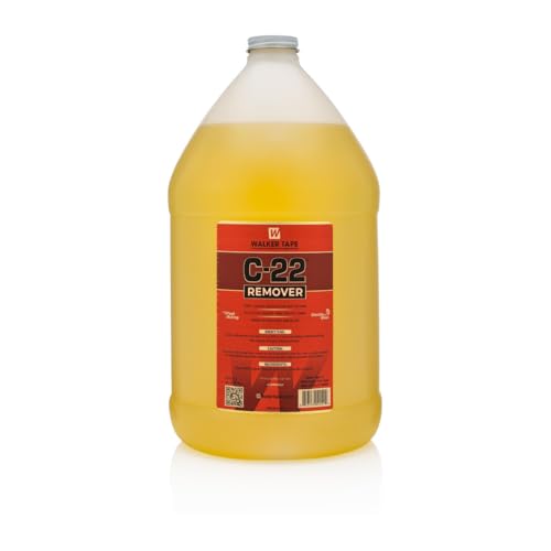 Image of Walker Tape C22 Remover | Adhesive Remover For Hair Wigs & Patches,Hair Toupees & Extensions| Fast Cleaner | Fast-Acting | Citrus Flavor | Skin Safe | Pack 1 (1 GALLON (3.79 L))