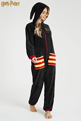 Pyjama Harry Potter Soldes Pyjama Combinaison Harry Potter Gryffondor Adulte - Grenouillère Polaire Douce - Taille S à XL Combinaison Pyjama Gryffondor