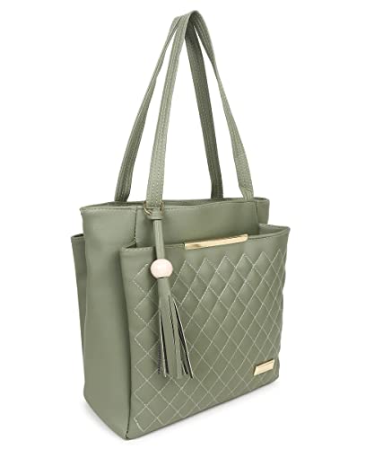 Image of Women Fashion Handbags Large Capacity Tote Purses Stylish Ladies Women and Girls Handbag For Office Bag Ladies Travel Shoulder Bag Set Of 1.