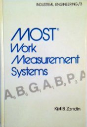 Most Work Measurement Systems: Zandin, Kjell B.: 9780824768997: Amazon ...