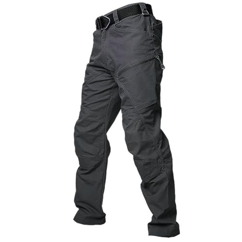 OIOLOYJM Military Cargo Pants for Men Hiking Relaxed Fit Work Waterproof Stretch Tactical Lightweight Outdoor Travel Pant