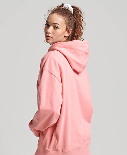 Superdry Sweat-Shirt à Capuche avec Logo Che Os pour Femme, Montauk Blush, XS