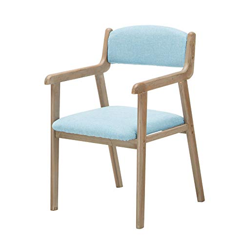 AT Taburete de Madera Maciza,Sillas de Inicio de Ocio Al Estilo Europeo,Silla de Escritorio de la Computadora,Retro Hacer el Viejo Silla de Comedor Silla/A / 48 x 53 x 83 cm