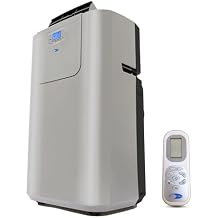 Whynter Portable Air Conditioner 12,000 BTU with Dual Hose Dehumidifier & Cooling Fan for 400 Sq Ft Rooms, Includes AC Unit Window Kit Elite ARC-122DS 7,000 SACC, Silver
