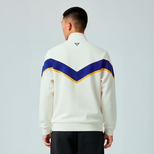 Image of GAME 7 NBA mens X Nba Men's Officially Licensed Long Sleeve Neoprene Zip Up Sweatshirt
