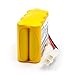 Coonyard (2-Pack) 9.6V 1000mAh NI-CD Rechargeable Battery Pack Replacement for HuanQi 781 728 RC 1:24 M1A2 Toy Tank, RC Car, RC Battle Tank, RC Boat Model Toys Household Appliances