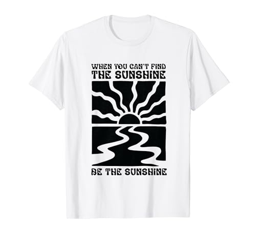 Gráfico retro Sunshine Lover Be The Sunshine Camiseta