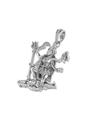 Pendentif déesse Kali Maa en argent 925 Mtrolls petit modèle fait main - 2